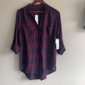 Stitch fix exclusive button down plaid top